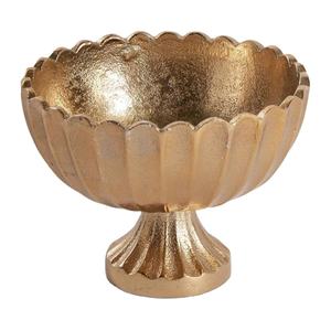 Bol à fruits décoratif à champagne style piédestal bols de centre de table décoration de mariage bols à vaisselle modernes design floral - Product Image 1