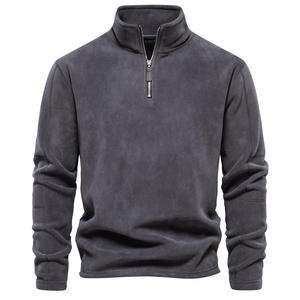 Sudadera Moderna para Hombre con Cierre de Cremallera, Felpa de Algodón Premium, Corte Regular, Proveedor Mayorista de Fábrica OEM, EE. UU. y Europa - Product Image 1