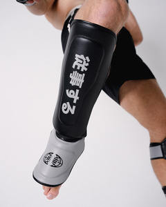 Protège-tibias de boxe Engage, coussinets de protection souples avec sangle de maintien sécurisée, adaptés à l'entraînement MMA et Muay Thai - Product Image 3