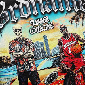 เสื้อยืดพรีเมียมผ้าฝ้าย 100% เนื้อหนาสำหรับผู้ชาย พิมพ์ลายกราฟิกตามสั่ง ทรงโอเวอร์ไซส์ สไตล์สตรีทแวร์ลำลอง เป็นมิตรกับสิ่งแวดล้อม ระบายอากาศได้ดี - Product Image 3