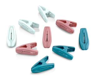 Pinces à linge en plastique PP colorées, durables, pour usage extérieur, pour vêtements - Product Image 1