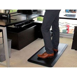 Tapis de bureau antidérapant anti-fatigue pour le bureau et la cuisine, design plat - Product Image 3