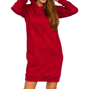 <b>Women</b> <b>Longline</b> <b>Fleece</b> Sweatshirt 100% Cotton Breathable Casual Winter Wear Oversized Loose Fit Short Sleeve Zip Front Draw - Product Image 1