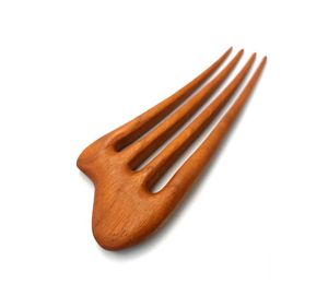 Natural Sandalwood Hair Fork Handmade Hair Pin for Thick Hair Vintage Wooden Hair Stick Fork Hairpin for Women Girls - Product Image 5