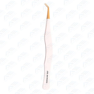Pince à cils de haute qualité avec pointes fines étroites Pince à cils de volume russe de précision pour l'application de cils d'experts - Product Image 6