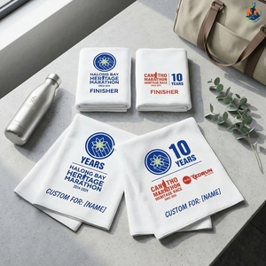 Serviette d'entraînement personnalisée en microfibre à séchage rapide pour la gym et le sport, OEM ODM, vente en gros, absorbante et douce - Product Image 5