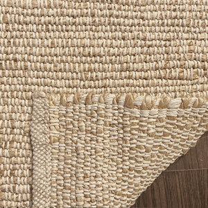 Ensemble de tapis tissés en fibre de jute naturelle moderne - Product Image 5