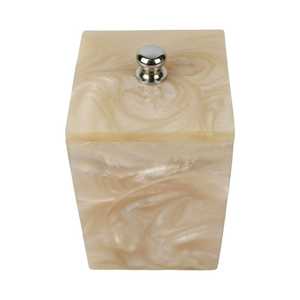 Juego de Baño Moderno de Cinco Piezas de Resina, Dispensador de Jabón y Portacepillos de Dientes Ecológico e Impermeable con Superficie Fácil de Limpiar - Product Image 4