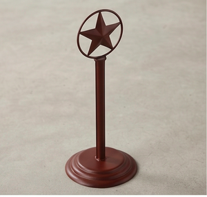 Versatile Iron Star Design Stainless Steel With Circular Base <b>Paper</b> Towel Stand Perfect For <b>Kitchen</b> Office Cafe And Bathroom Use - Product Image 3