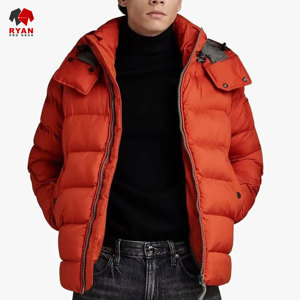 Chaquetas de Invierno Impermeables y Transpirables con Capucha, de Secado Rápido, Personalizadas, de Alta Calidad, para Hombre, Precio al por Mayor, Color Sólido - Product Image 4