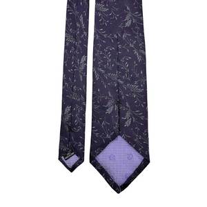 Corbata de Mezclilla Ajustada para Uso Casual, Corbata Azul Marino Sólida Atemporal, Corbata con Estampado Abstracto a la Moda, Corbata con Logotipo Personalizado - Product Image 6