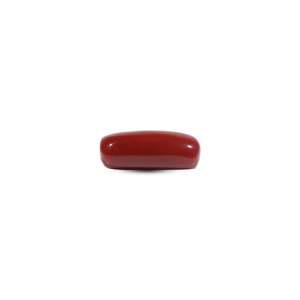 Lot de pierres précieuses synthétiques de corail rouge de haute qualité, cabochons ovales, 8,25 carats, pour bijoux fins - Product Image 3