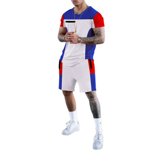Conjunto de 2 piezas para hombre, estilo urbano, 100% algodón, ligero, ideal para verano, camisa y pantalones cortos, logotipo personalizado. - Product Image 6