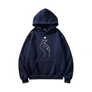 Custom Logo Men Embroidered Jogger Regular Fit Unisex Pullover Hoodie Digital Printing Pocket Heavyweight Winter Fleece Casual - Product Image 4