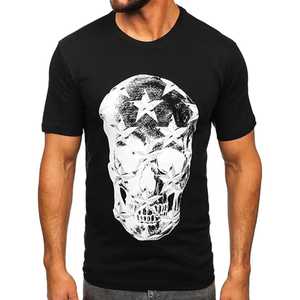T-shirt pour homme en coton 100% cool avec broderie personnalisée, impression à l'écran avec votre propre logo de marque, t-shirt à manches courtes pour homme - Product Image 1