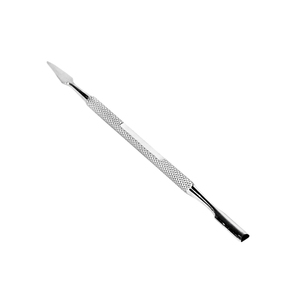 Wholesale Stainless Steel Reusable Cuticle Pusher Nail Cleaner Manicure <b>Pedicure</b> Double-Use Customizable <b>Tool</b> Salon Home Nail - Product Image 2