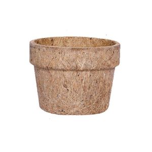 กระถางปลูกต้นไม้จากใยมะพร้าวธรรมชาติ 100% ยี่ห้อ YAMUNA เป็นมิตรต่อสิ่งแวดล้อม (ย่อยสลายได้) ขนาด 5 นิ้ว อายุการเก็บรักษา 2 ปี สำหรับทำสวน - Product Image 2