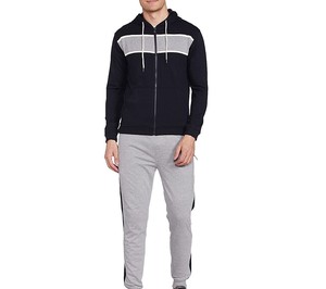 <b>Men</b> Casual Printed Comfortable Lightweight Winter Hooded Solid Midweight Tracksuits Running Wear <b>Pullover</b> - Product Image 1