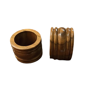 Anillos de Servilleta Circulares de Madera Ecológicos para Bodas - Product Image 1