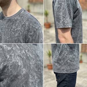 T-shirt oversize sportif 100 % coton épais pour homme, streetwear, épaules tombantes, séchage rapide, respirant - Product Image 6