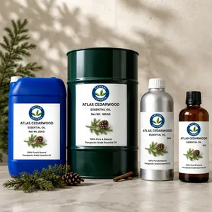 Aceite Esencial de Cedro de Atlas Cedrus Atlantica, Aroma Amaderado Natural, Aplicaciones Cosméticas, 100% Puro, Destilado al Vapor - Product Image 5