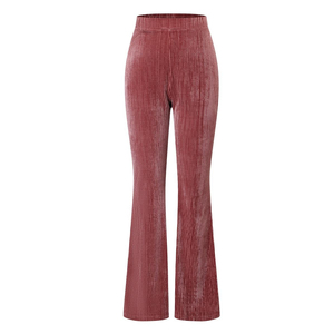 Pantalones de Terciopelo para Mujer, Diseño Moderno, Última Moda, Pantalones Holgados de Talla Grande para Otoño - Product Image 1
