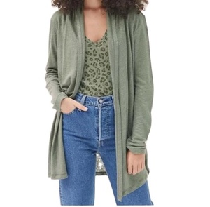 Wholesale <b>Cardigan</b> <b>Hoodies</b> for Women's Breathable Good Quality Hot Selling Light Green Color Plus Sized <b>Long</b> Length Outdoor Wear - Product Image 1