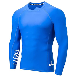 Camiseta Deportiva de Compresión Personalizada para Hombre, Manga Larga, Secado Rápido, para Gimnasio, Entrenamiento, Fitness, con Logotipo OEM - Product Image 2
