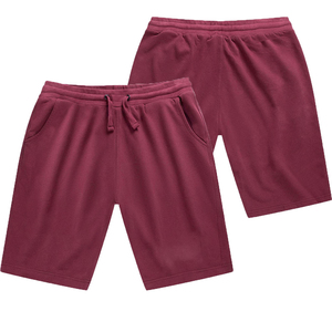 Shorts en coton pour hommes, vente en gros, tissu respirant, confortables pour l'été, avec logo personnalisé, couleur unie, motif uni, shorts de sport - Product Image 5