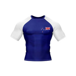 Solid Color Men <b>Long</b> <b>Sleeves</b> Rash Guard for Fitness Wear Quick Dry And Comfortable Men Rash Guard for Sale - Product Image 6