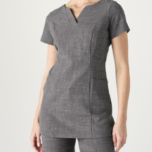 Uniforme de Spa Rosa de Poliéster y Spandex, Talla Grande, Uniforme de Enfermería de Algodón, Conjuntos de Uniformes de Enfermera a la Moda para Mujer - Product Image 3