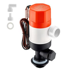 Pompa Livewell per Barche e Yacht 12V 800 GPH, Aeratore a Doppio Ingresso Diritto con Alloggiamento ABA e Cartuccia Motore Rimovibile, Voltaggio 24V - Product Image 1