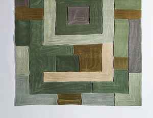 Alfombra Decorativa de Lana/Algodón, Hecha a Mano, Moderna, con Diseño Floral, de Pelo Largo, Personalizada, para Sala de Estar - Product Image 3