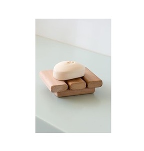 Fournisseur en gros de produits de salle de bain au design multifonctionnel et fabuleux au meilleur prix, porte-savon en bois naturel - Product Image 1