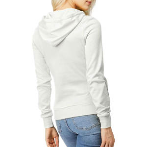 Sweat à capuche en coton et bambou respirant anti-boulochage pour femme, collection automne/hiver, avec impression numérique, service OEM, emplacements personnalisés pour logo - Product Image 5