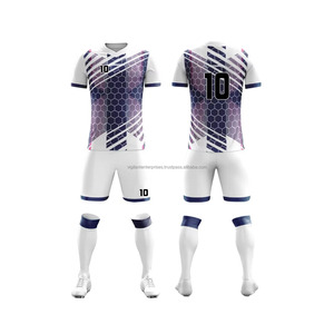 Maillot de football personnalisé de haute qualité ensemble d'uniformes sportifs kits complets de football d'équipe avec sublimation complète service OEM de style haut - Product Image 2
