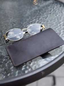 Estuche para Gafas de Cuero Genuino de Perfil Delgado, Elegante Funda para Lentes, Envío Internacional al por Mayor LGC-0010 - Product Image 3