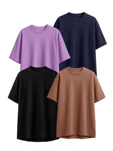 เสื้อยืดโอเวอร์ไซส์ผู้ชาย ยืดหยุ่นสูง สวมใส่สบาย ขายดีที่สุด รับผลิตแบรนด์ส่วนตัว จัดส่งรวดเร็ว - Product Image 3