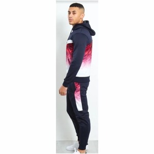 Ensemble de survêtement - Vêtements de sport de haute qualité pour l'entraînement et la course à pied avec design 2-en-1, à capuche, imprimé uni, respirant pour homme 2026 - Product Image 5
