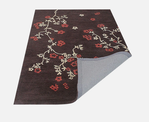 Tapis KNOT RUG en laine tuftée à la main, haute qualité, motif floral moderne, fait main, écologique, pour salon, chambre d'enfant, hôtels, bureau - Product Image 5