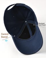 Gorras de Béisbol Vintage para Hombre, 100% Algodón, Transpirables, Impermeables, Ligeras y Ajustables para Viajes al Aire Libre y Deportes