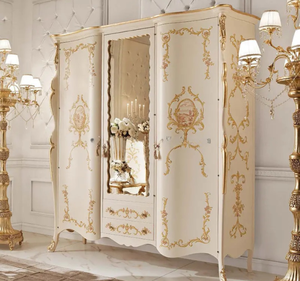 Juego de Dormitorio Clásico de Lujo Estilo Europeo, Cama King Size de Madera de Caoba Tallada a Mano, para Uso en Hoteles - Product Image 3