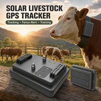 Traceur GPS solaire G10 en gros pour bétail, 15000 mAh, 4G, pour bovins, ovins, équins, avec application gratuite, alerte géofence et entraînement à 3 niveaux