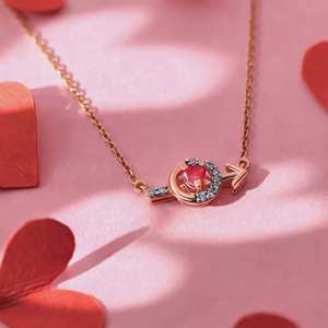 GLEAMORA ENTERPRISE Pendentif Cœur Or Rose Diamant de laboratoire taille brillant certifié pour femme, tendance, 14K, 2.942g, Couleur H, Usage quotidien - Product Image 5
