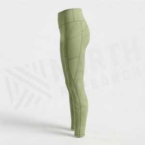 Leggings de yoga sans couture de qualité supérieure, taille haute, pour le sport, la gym, les entraînements, vêtements pour femmes adultes - Product Image 3