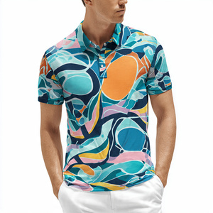Camiseta Polo de Playa de Verano 100% Algodón, Camiseta Polo de Manga Corta Personalizada para Hombre, Camiseta Polo de Playa con Cuello Camisero para Hombre - Product Image 6