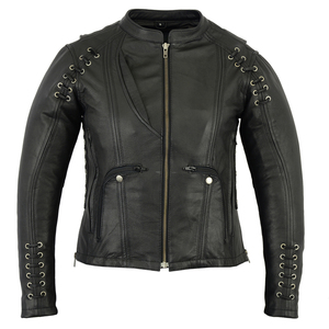 OEM Manufacturer Embroidery Street Wear Leather Jacket Custom Genuine Leather Jackets for Winter <b>Men</b> - Product Image 1