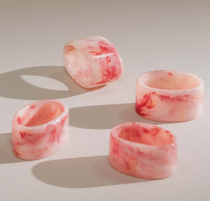 ที่วางผ้าเช็ดปากเรซิ่นดีไซน์สวยงาม สีส้ม สำหรับตกแต่งโต๊ะในงานเลี้ยงสไตล์เรสติก งานรับประทานอาหาร และงานเฉลิมฉลอง - Product Image 3