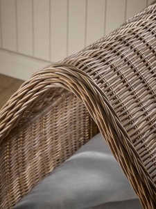 Niche pour animaux de compagnie en rotin tressé en forme d'arche, panier de couchage fermé pour chat d'intérieur, maisonnette pour chien en canne naturelle, meubles de retraite - Product Image 2