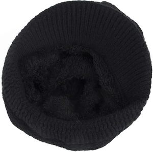 Bonnet tricoté unisexe personnalisé avec logo brodé, 100 % acrylique, chaud, à revers côtelé, pour usage extérieur, pour adultes, vente en gros - Product Image 5